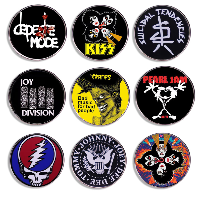 Pop Rock Band Pin Fashion Musi - Audio Music Lollipop review and price